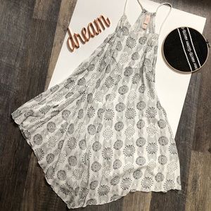 White Patterned Dress